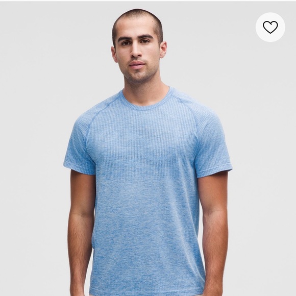 lululemon athletica Other - Lululemon Metal Vent Tech Cerulean Blue Short Sleeve Shirt